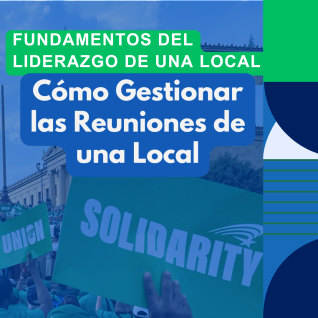 AFSCME Action Image - Cómo Gestionar las Reuniones de una Local